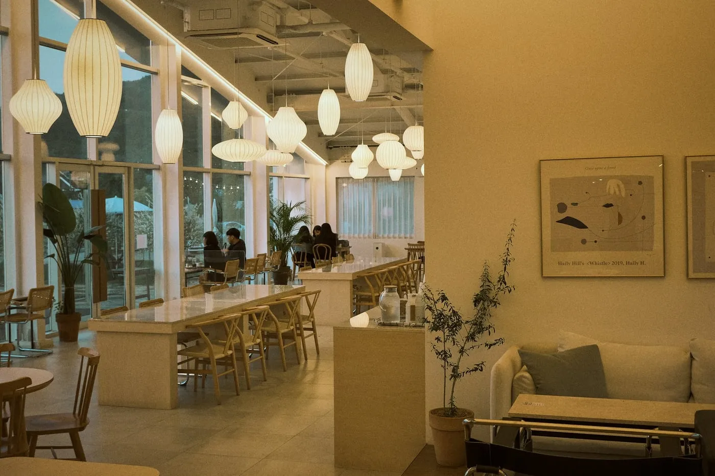 A merchant's own photo of a café, uploaded as the place